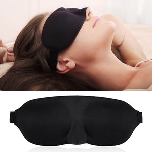 1Pcs 3D Sleep Mask Natural Sleeping Eye Mask Eyeshade Cover Shade Eye Patch Women Men Soft Portable Blindfold Travel Eyepatch