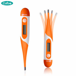 Cofoe Soft Head Electronic LCD Thermometer Digital Baby Adult Medical Thermometre Body Fever Temperature Measuring Tools