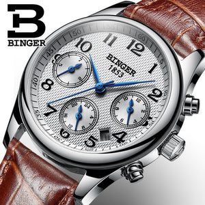 Switzerland BINGER Women Watches Luxury Brand Quartz Watch Women Waterproof Relogio Feminino Sapphire Clock Wristwatches B-603W6
