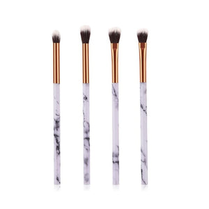 10pcsPromotions marbling texture brushes face foundation powder eyeshadow kabuki eye blending cosmetic marble makeup brush tool