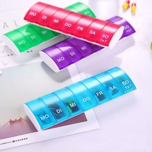 7 Day Pill Container Customized Personalized Well-organized Pill Organizer Pill Box Pill Case for Patient Senior
