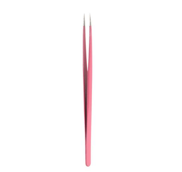 Fashion Nail Art Acrylic Gel Picking Tool Rhinestones Gem Decor Black Eyelash Tweezers DIY hand clip 1.0MM