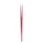 Fashion Nail Art Acrylic Gel Picking Tool Rhinestones Gem Decor Black Eyelash Tweezers DIY hand clip 1.0MM