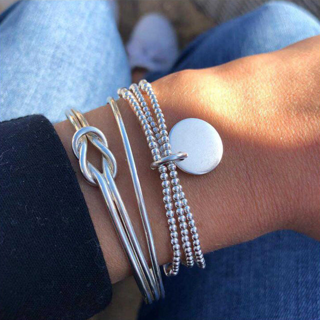 30 Style Multilayer Bohemian Handmade Crystal Beads Bracelets for Women Vintage Fashion Heart Tassel Bracelet Bangle Jewelry