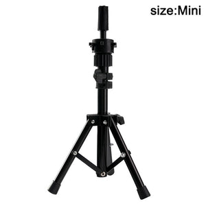 Adjustable Tripod Stand Holder Mannequin Head Tripod Hairdressing Training Head Holder Hair Wig Stand Tool