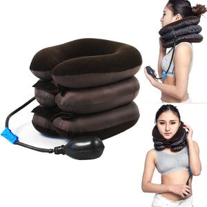 Inflatable Neck Brace Support Cervical Collar Air Traction Massager Therapy Device Health Care WS99