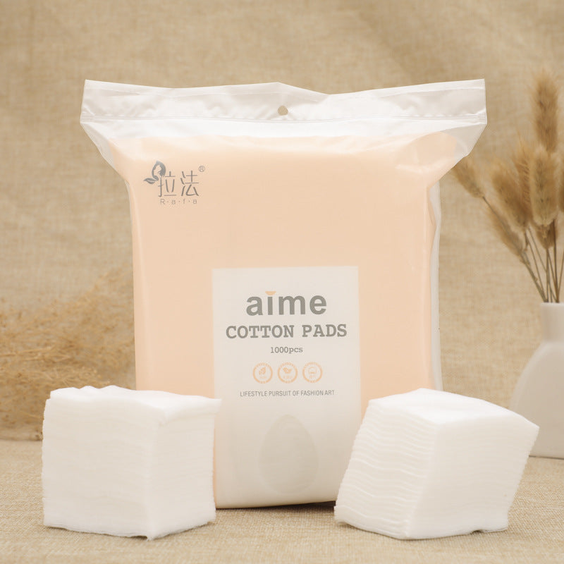 Silk thin cosmetic cotton 1000 pieces of makeup remover cotton piece is soft and does not drop debris