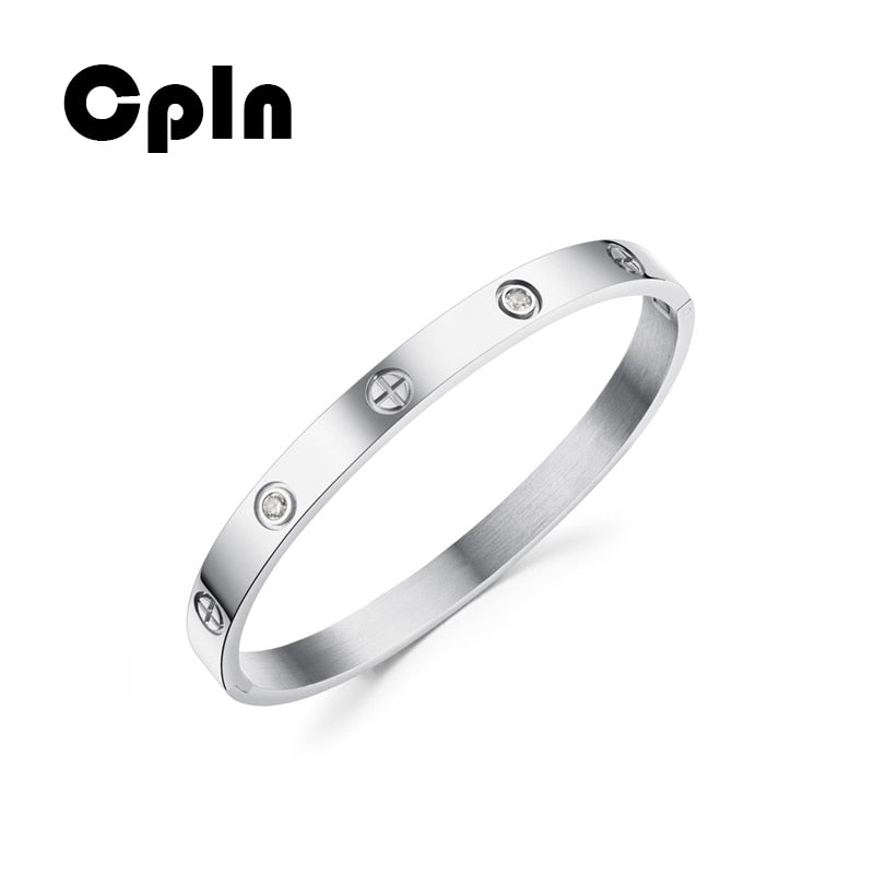 Cpln new creative fashion gold/silver alloy bracelets for women simple trend wild jewelry bracelet