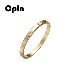 Cpln new creative fashion gold/silver alloy bracelets for women simple trend wild jewelry bracelet