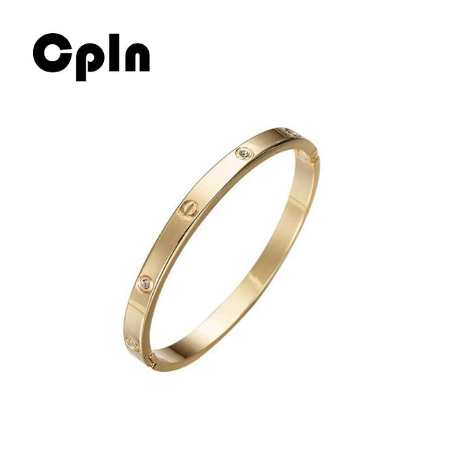 Cpln new creative fashion gold/silver alloy bracelets for women simple trend wild jewelry bracelet