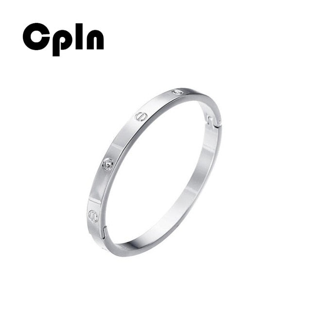 Cpln new creative fashion gold/silver alloy bracelets for women simple trend wild jewelry bracelet