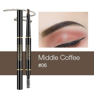 COSCELIA 6 Colors Double-Sided Eyebrow Pencil For Makeup Lasting Pen For Eyebrow Cosmetics Easy to Draw Tool Pencil