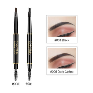 COSCELIA 6 Colors Double-Sided Eyebrow Pencil For Makeup Lasting Pen For Eyebrow Cosmetics Easy to Draw Tool Pencil