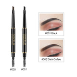 COSCELIA 6 Colors Double-Sided Eyebrow Pencil For Makeup Lasting Pen For Eyebrow Cosmetics Easy to Draw Tool Pencil