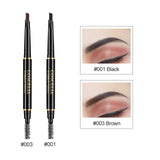 COSCELIA 6 Colors Double-Sided Eyebrow Pencil For Makeup Lasting Pen For Eyebrow Cosmetics Easy to Draw Tool Pencil