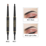 COSCELIA 6 Colors Double-Sided Eyebrow Pencil For Makeup Lasting Pen For Eyebrow Cosmetics Easy to Draw Tool Pencil