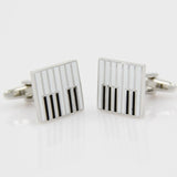 Free Shipping 29 Designs Guitar Cufflinks Music Design Musical Note Cuff Links Piano Bass Cuffs