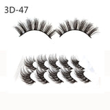 Eyelashes 5Pcs 3D imitation hairs false eyelashes naturally extend small bunches of fluffy eyelashes.