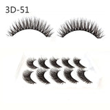 Eyelashes 5Pcs 3D imitation hairs false eyelashes naturally extend small bunches of fluffy eyelashes.