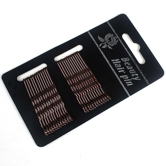 24 Pcs/set Hair Clip Ladies Hairpins Girls Hairpin Curly Wavy Grips Hairstyle Hairpins Women Bobby Pins Styling Hair Accessories