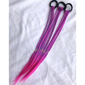 New Girls Elastic Hair Band Rubber Band Hair Accessories Wig Ponytail Headband Kids Twist Braid Rope Headdress Hair Braider