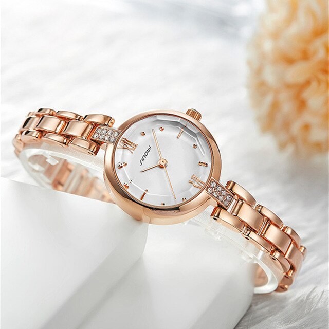 2019 New Women Watch Rhinestone Fashion Jewelry Chain Bracelet Waterproof Small Quartz WristWatches Ladies Watch Female Watch