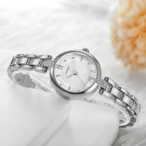 2019 New Women Watch Rhinestone Fashion Jewelry Chain Bracelet Waterproof Small Quartz WristWatches Ladies Watch Female Watch