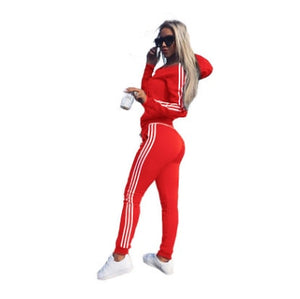 Ladies Solid Tracksuit Women Set Top Pants Suit Female New 2 Piece Set Women Hoodies Pant Clothing Set Warm Newest Clothes