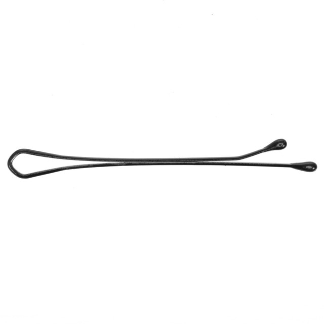 New 60Pcs Black Wave and Flat Type Invisible Hair pins Flat Top Bobby Pins Grips Hair Salon Hairpin Hair Styling tool