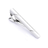 1 pcs Colourful Tie Clip For Men Metal Silver Gold Tone Simple Bar Clasp Practical Black Navy Blue Necktie Clasp