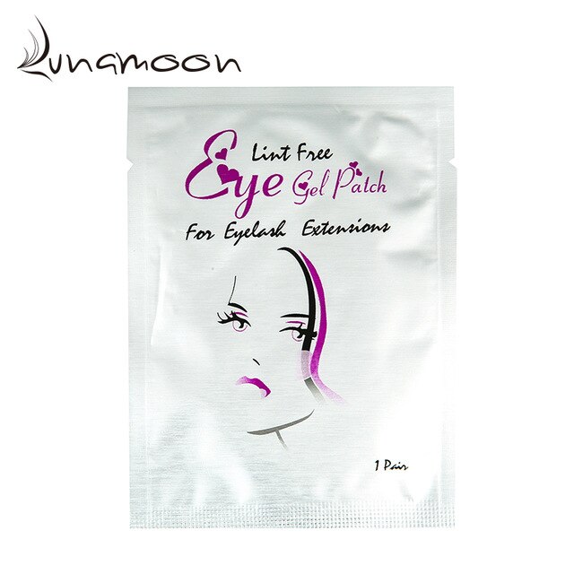 50/100 Pairs/Lot Patches for Eyelash Extension Under Eye Pads Paper Patches Pink Lint free Stickers for False Eyelashes