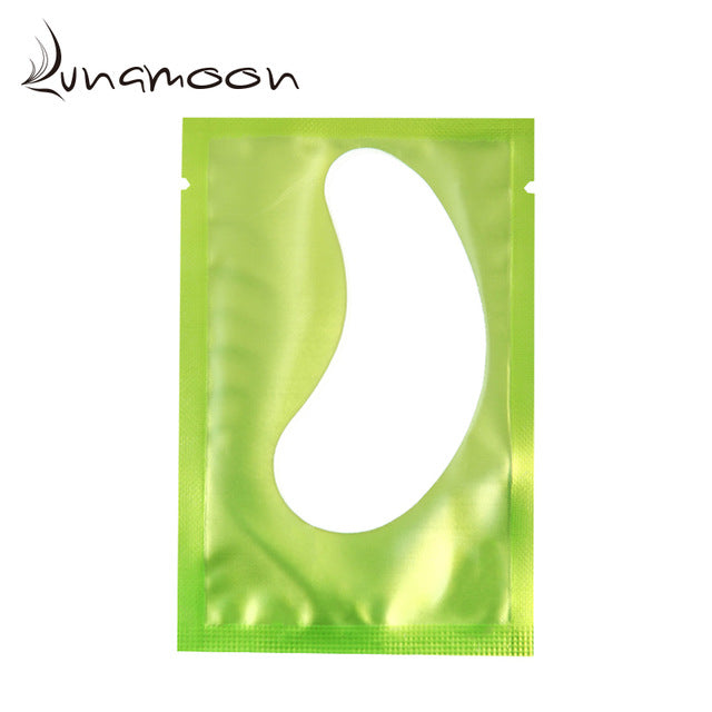 50/100 Pairs/Lot Patches for Eyelash Extension Under Eye Pads Paper Patches Pink Lint free Stickers for False Eyelashes