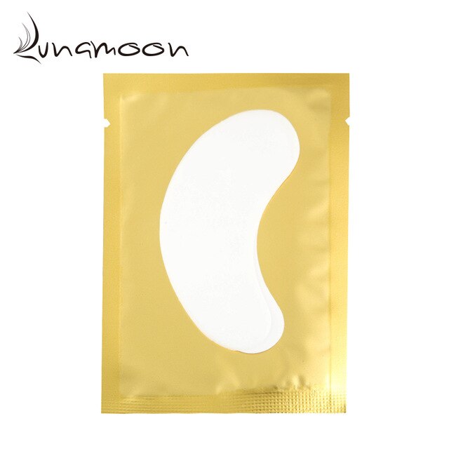 50/100 Pairs/Lot Patches for Eyelash Extension Under Eye Pads Paper Patches Pink Lint free Stickers for False Eyelashes
