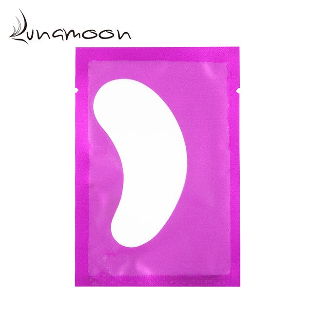 50/100 Pairs/Lot Patches for Eyelash Extension Under Eye Pads Paper Patches Pink Lint free Stickers for False Eyelashes