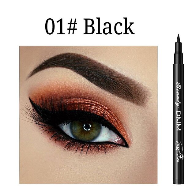 Color Matte Liquid Eyeliner Colorful Durable Anti-stun Natural Black Blue Waterproof Pigment Eyebrow Pencil TSLM2