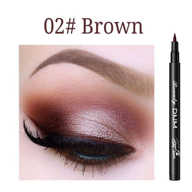 Color Matte Liquid Eyeliner Colorful Durable Anti-stun Natural Black Blue Waterproof Pigment Eyebrow Pencil TSLM2