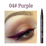 Color Matte Liquid Eyeliner Colorful Durable Anti-stun Natural Black Blue Waterproof Pigment Eyebrow Pencil TSLM2