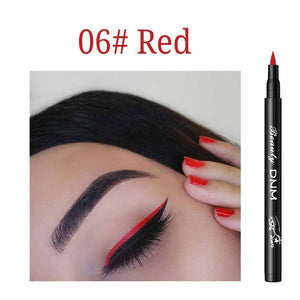 Color Matte Liquid Eyeliner Colorful Durable Anti-stun Natural Black Blue Waterproof Pigment Eyebrow Pencil TSLM2