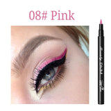 Color Matte Liquid Eyeliner Colorful Durable Anti-stun Natural Black Blue Waterproof Pigment Eyebrow Pencil TSLM2