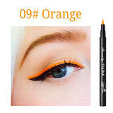 Color Matte Liquid Eyeliner Colorful Durable Anti-stun Natural Black Blue Waterproof Pigment Eyebrow Pencil TSLM2