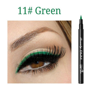 Color Matte Liquid Eyeliner Colorful Durable Anti-stun Natural Black Blue Waterproof Pigment Eyebrow Pencil TSLM2