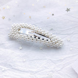 1PC Korean Fashion Pearl Hair Clips for Women Girls Elegant Snap Barrettes Hairpins Hairgrips Hair Accessories Styling Tools