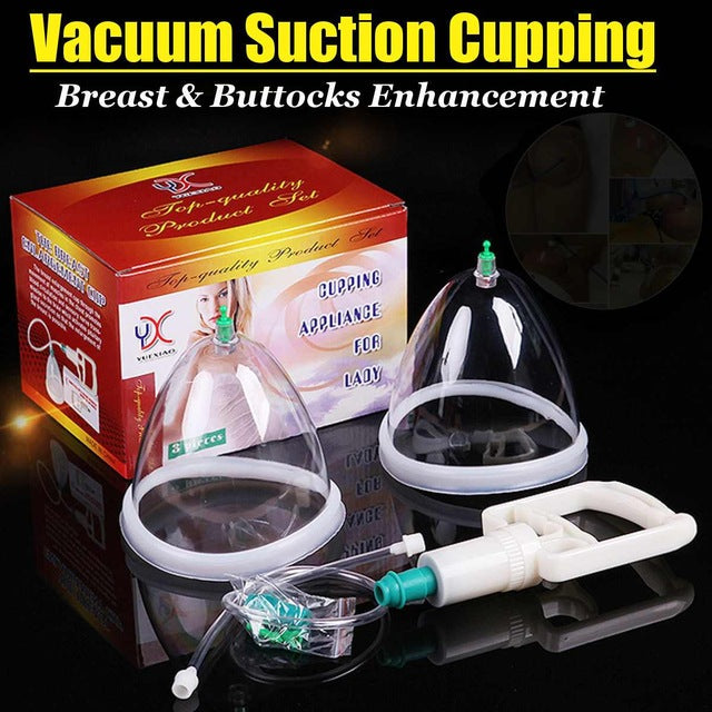 32 Cans Cups Chinese Vacuum Cupping Kit Pull Out Vacuum Apparatus Therapy Relax Massagers Curve Suction Pumps