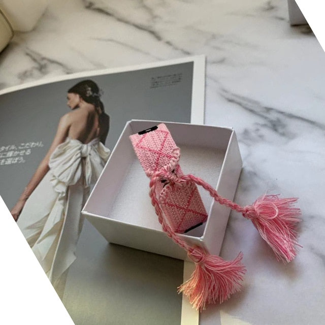 Brand hot sell crafts woven bracelets fabric adjustable letter cotton bracelet trend handmade frienddship bracelet with box set