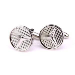 Fashion luxury car logo cufflinks with German cars Japanese cars American cars Korean cars British cars French cars for car fans
