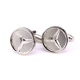 Fashion luxury car logo cufflinks with German cars Japanese cars American cars Korean cars British cars French cars for car fans