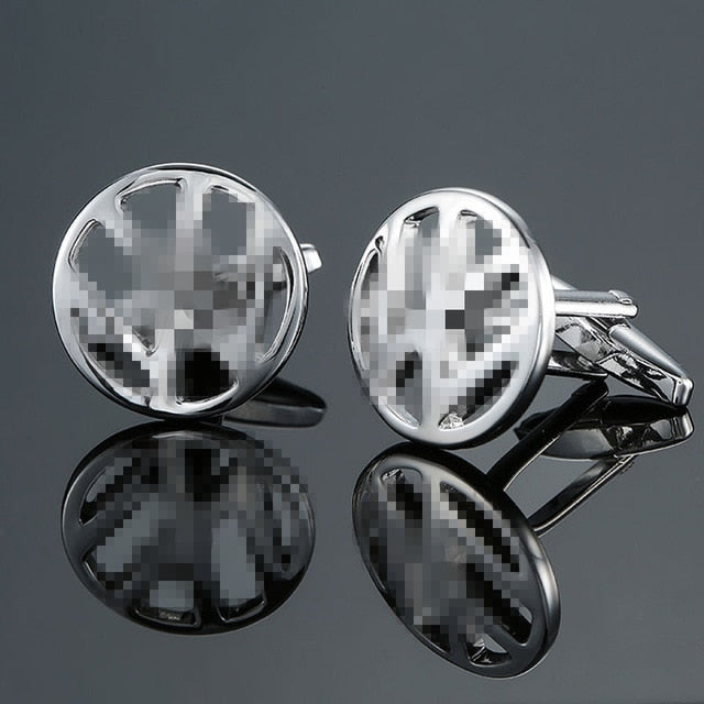 Fashion luxury car logo cufflinks with German cars Japanese cars American cars Korean cars British cars French cars for car fans