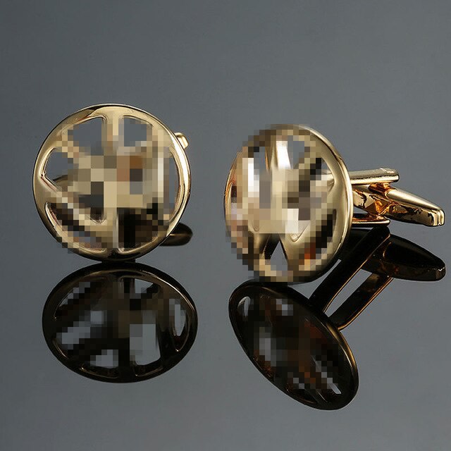 Fashion luxury car logo cufflinks with German cars Japanese cars American cars Korean cars British cars French cars for car fans
