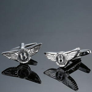 Fashion luxury car logo cufflinks with German cars Japanese cars American cars Korean cars British cars French cars for car fans