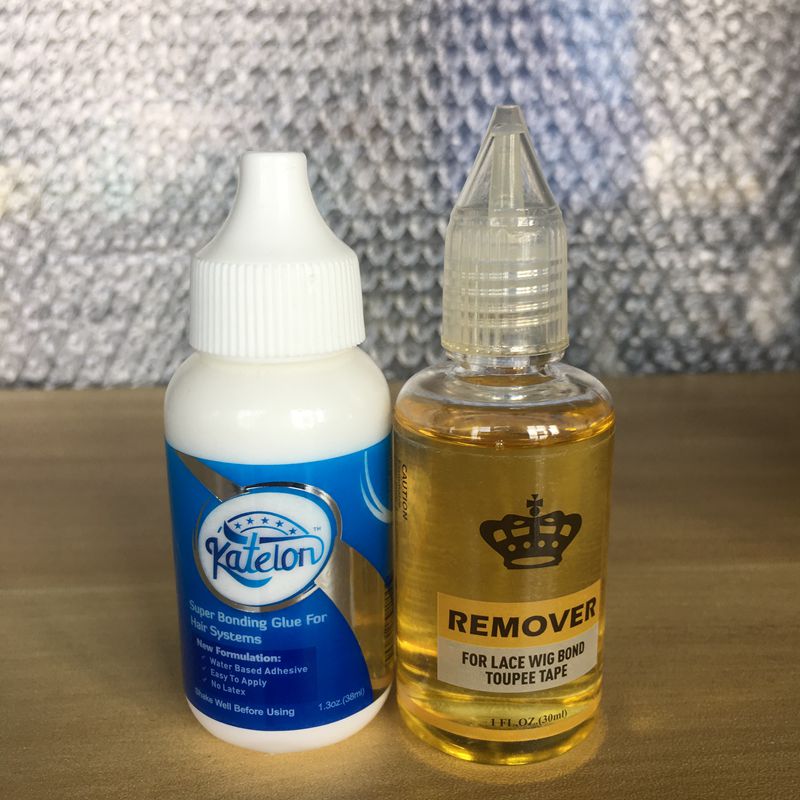 40ML Lace Wig Glue WaterProof Wig Bonding Glue Invisible Adhesive With 1 Bottle Remover For Lace Wig Adhesives Bobo Wig Bond